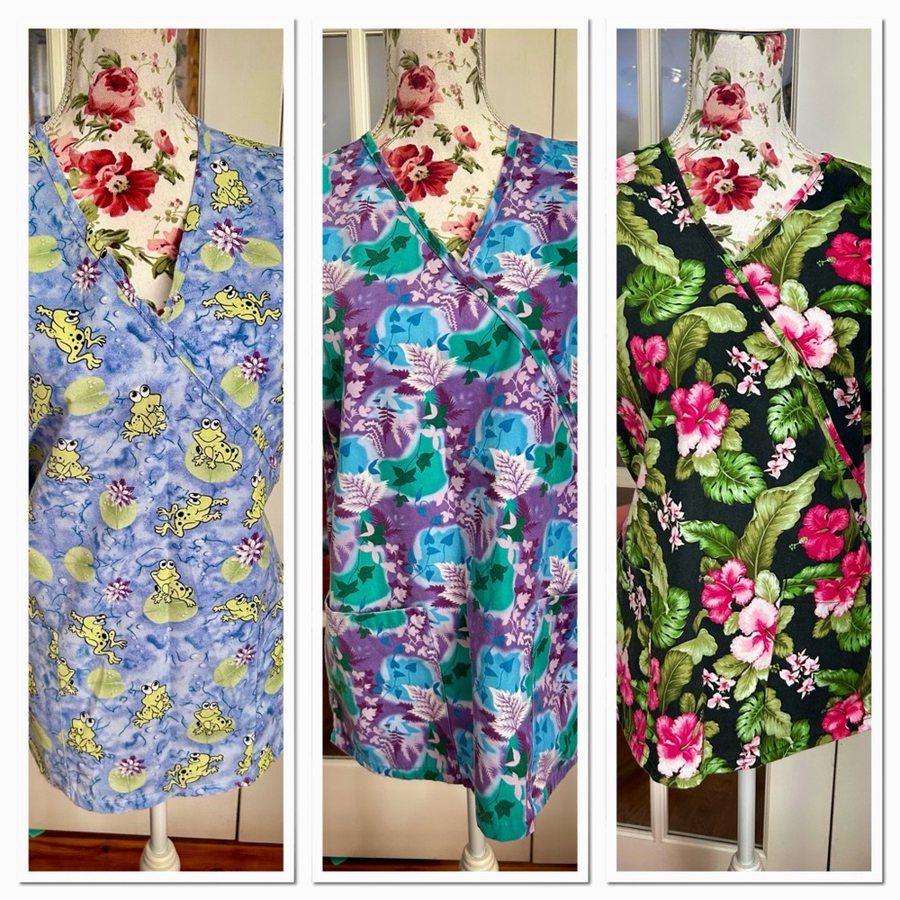 Bundle of (3) Absolute Scrub tops